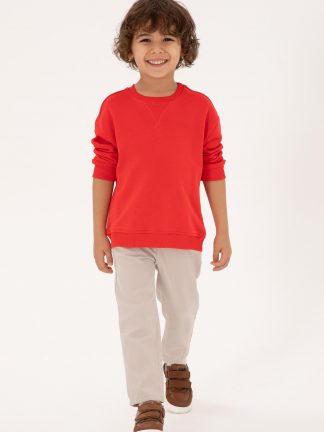 سویشرت پسرانه قرمز یو اس پولو