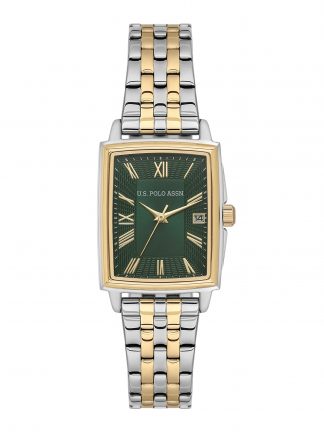 ساعت مچی زنانه طلایی یو اس پولو