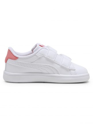 کفش کتانی نوزاد دختر سفید مدل Smash 3.0 Badges V Inf پوما تصویر ۱