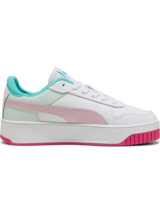 کفش کتانی دخترانه سفید Carina Street Jr پوما تصویر ۱