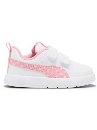 کفش اسپرت دخترانه سفید مدل Courtflex V3 Dotty V Ps پوما تصویر ۱