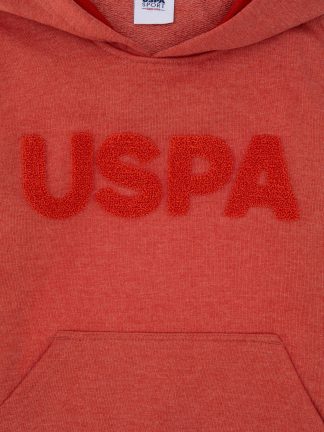 هودی پسرانه آجری یو اس پولو تصویر ۱