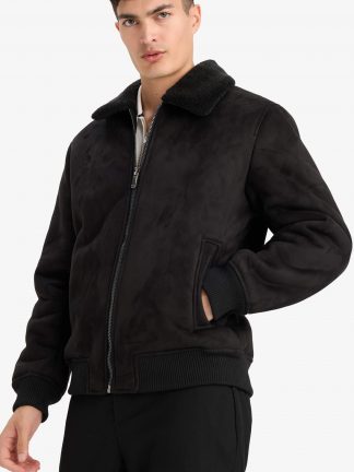 کت مردانه مشکی دفکتو تصویر ۱