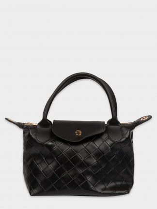 کیف دوشی زنانه مشکی دفکتو تصویر ۱