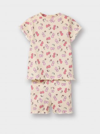 ست لباس نوزاد دختر بژ دفکتو تصویر ۱