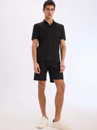 شلوارک مردانه مشکی دفکتو تصویر ۱