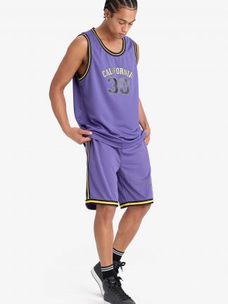 شلوارک مردانه ارغوانی دفکتو تصویر ۱