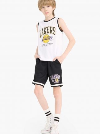 شلوارک پسرانه مشکی دفکتو تصویر ۱