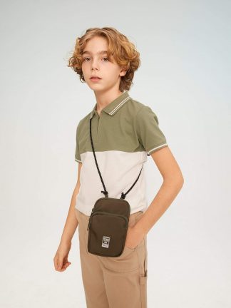 کیف و کوله پشتی پسرانه خاکی دفکتو تصویر ۱