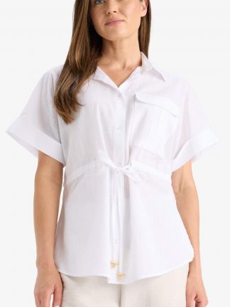 شومیز زنانه سفید دفکتو تصویر ۱